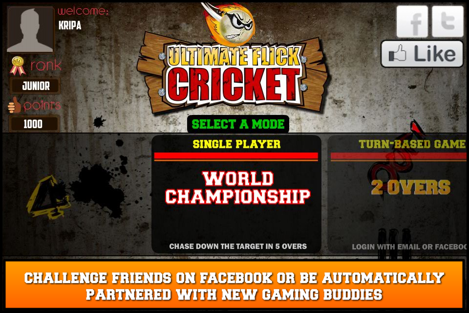 Screenshot Ultimate Flick Cricket Screenshot Ultimate Flick Cricket